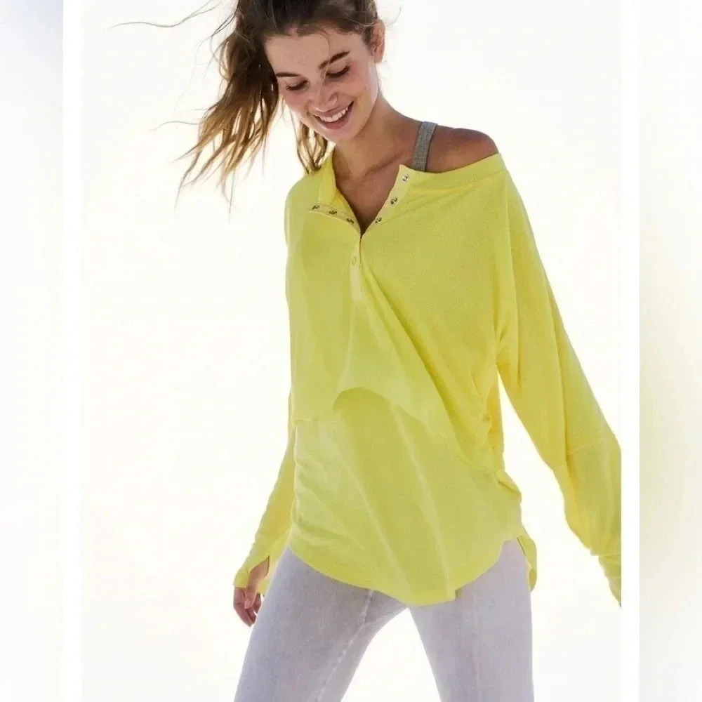 Free People Movement Twice As Nice Henley